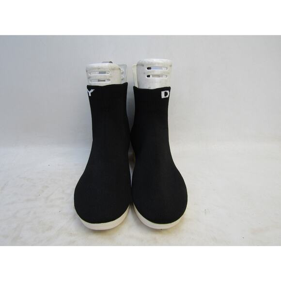 DKNY Womens Size 8 M Black Wedge Ankle Fashion Boots Bootie - Picture 5 of 11